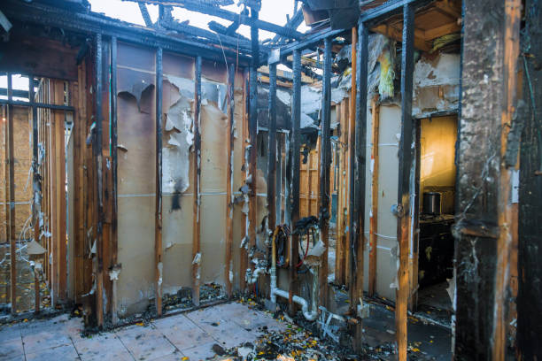 Professional Fire Damage Assessment technician working in Kronenwetter, WI
